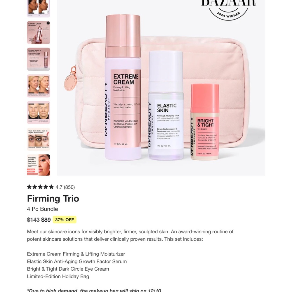 Innbeauty Project Firming Trio set